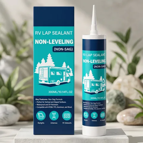 Sellador RV Lap Sellador Antidescolgamiento Impermeable Resistente UV Adhesivo Para Techo De Caravana Y Reparación De Sellado De Paredes