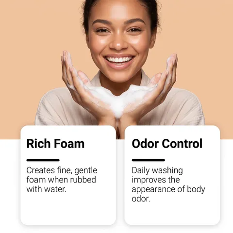 Savon Frais au Kaki Nettoyage en Profondeur Hydratant Gel Douche Savon Artisanal Orange pour Éclaircissement de la Peau Contrôle des Odeurs