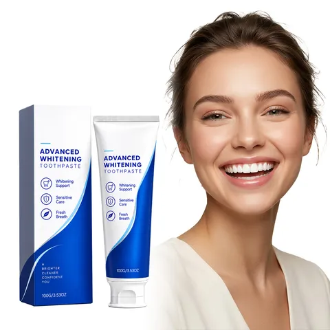 Advanced Whitening Toothpaste For Sensitive Care Fresh Breath Gentle Stain Removal Daily Oral Care Household Toothpaste