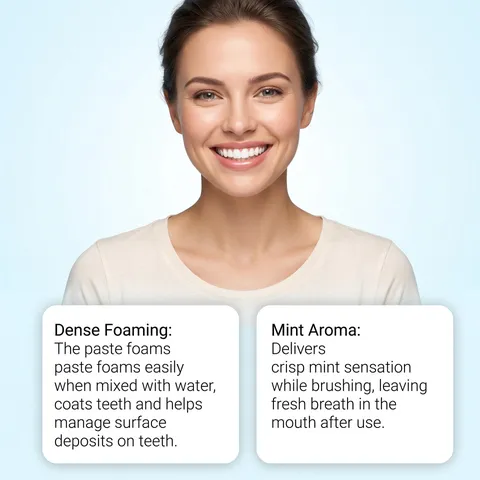 Gentle Cleansing Refresh Mint Whitening Toothpaste Stain Removal Fresh Breath Oral Care Toothpaste For Adults Daily Teeth Cleaning