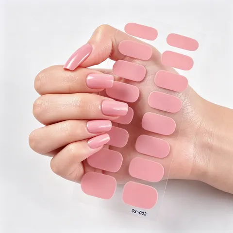 Pegatinas de Uñas de Gel 3D Calcomanías de Manicura de Resina Ecológica Mate Brillo Impermeable Larga Duración DIY Nail Art para Mujeres