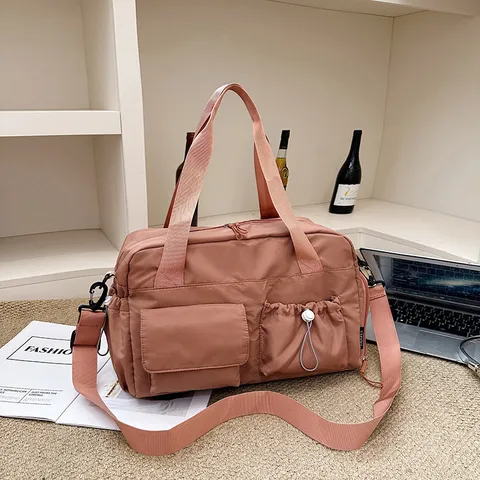 Waterproof Travel Duffel Bag With Independent Shoe Compartment Large Capacity Sport Gym Bag For Women Men Fitness Yoga Handbag