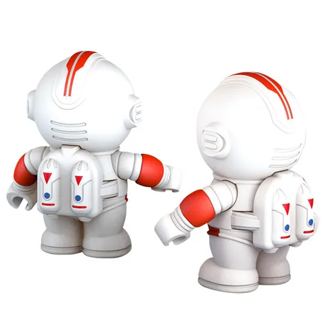 Astronaut Action Figure Toy With Removable Backpack And Planet Cards Educational ABS Space Exploration Toy For Boys