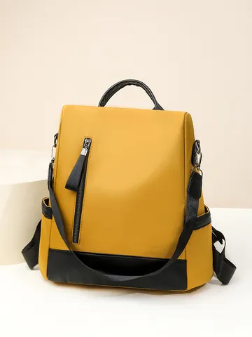 Women Nylon Anti-theft Backpack Casual Waterproof Fashion Travel Bag Large Capacity School Shoulder Bag For Ladies
