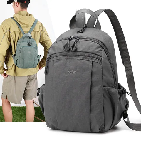 Mochila para Exteriores de Nailon Impermeable Ligera Unisex para Senderismo Escalada Ciclismo Deportes Mochila Casual