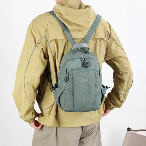 Mochila para Exteriores de Nailon Impermeable Ligera Unisex para Senderismo Escalada Ciclismo Deportes Mochila Casual