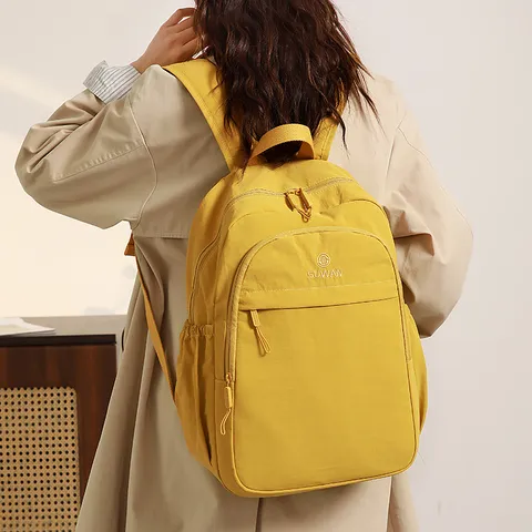 Waterproof Nylon Foldable Backpack For Women Large Capacity Lightweight Travel Daypack Student School Bag Laptop Backpack