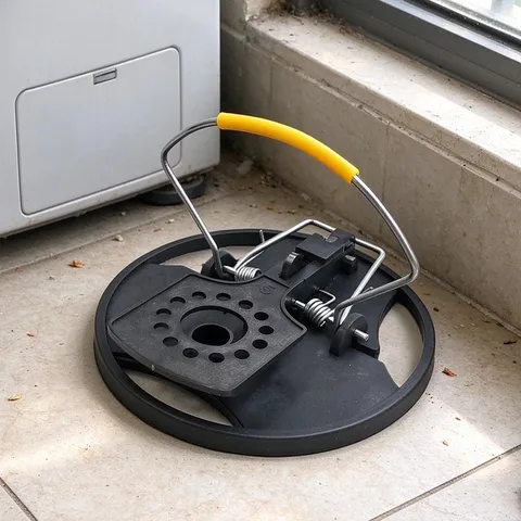 Trappola per Topi Circolare Automatica Sensibile in Plastica Molla in Metallo per Interni Esterni Casa Magazzino Giardino Controllo Parassiti