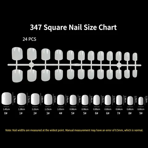 Ongles à Presser Carrés Courts Couleur Unie Couverture Complète Patchs d'Ongles Artificiels Élégant Simple Ultra Mince Sans Trace Art des Ongles Bandes Pré-faites pour Femmes