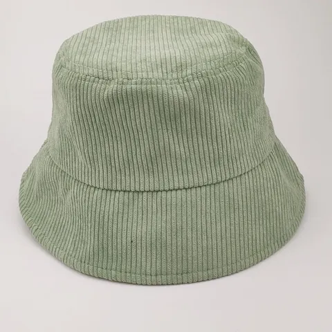 Chapeau Bob en Velours Côtelé Couleur Unie pour Femmes Hommes Minimaliste Protection Solaire Pliable Chapeau de Pêcheur Extérieur