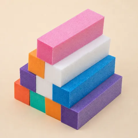 Square Nail Sanding Buffer Block Professional Sponge Nail File Manicure Tool For Dead Skin Removal Polishing Beauty Accessory