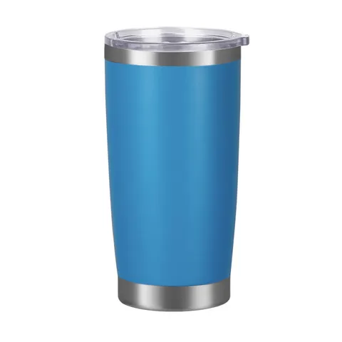 Vaso Termico de Acero Inoxidable de Doble Pared Con Tapa Recubrimiento de Polvo Taza de Café para Coche Taza de Viaje de Gran Capacidad