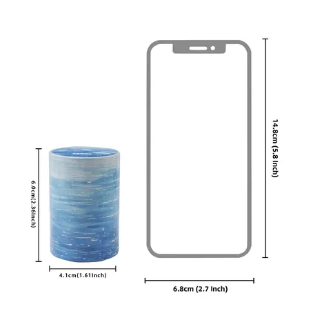 Nastro PET del Lago Ghiacciato Invernale Onde d'Acqua del Ghiaccio Galleggiante Nastro Washi Per Scrapbooking Decorazione per Ufficio