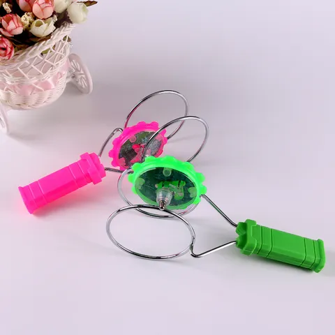 Kinder Magnetisches Leuchtendes Kreiselrad-Spielzeug LED Magic Orbital Spinner Handrotation Yo-Yo Für Kinder Geschenk