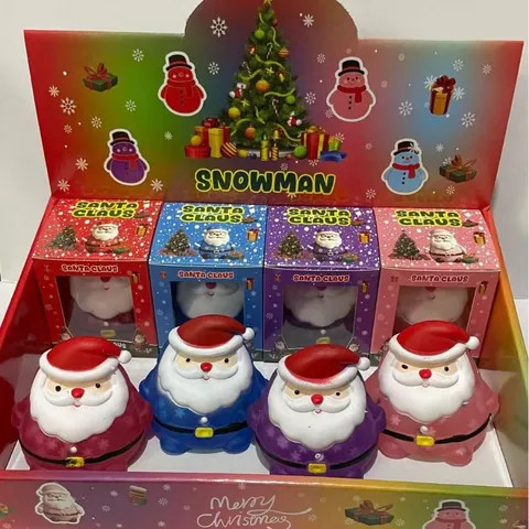 Weihnachten Weihnachtsmann Knautschspielzeug Maltose Füllung Langsamer Rückprall Stressabbau Spielzeug Mit Geschenkbox Weihnachtsgeschenk