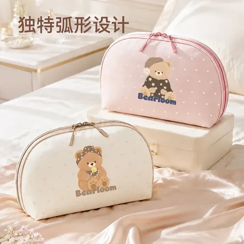 Portable Travel Underwear Storage Bag Polyester Waterproof Large Capacity Organizer For Lingerie Socks Clothing Accessory