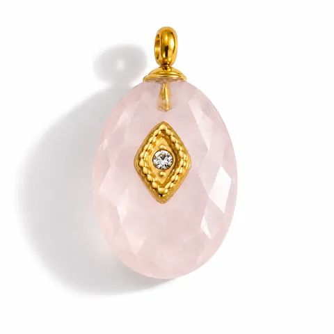 Vintage Edelstahl Naturstein Böser Blick Charm Für DIY Schmuckherstellung Eingelegt Strass Wassertropfen Herz Anhänger Zubehör