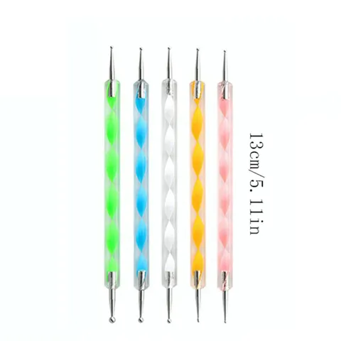 Set Strumenti Per Punteggiatura Mandala Per Modellazione Argilla Ceramica Scultura Pittura Su Roccia Nail Art Con Aste In Acrilico Penne Per Punti Borsa