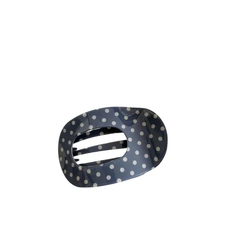 Fermaglio per Capelli a Pois Stile Coreano per Donna Forcine Vuote Ovali Retrò Accessori per Capelli in Plastica Opaca per Feste
