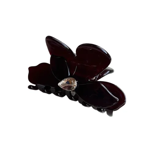 Elegante Molletta per Capelli a Fiore in Acetato per Donna Fermaglio a Squalo Decorato con Strass Accessori per Capelli per Ragazze