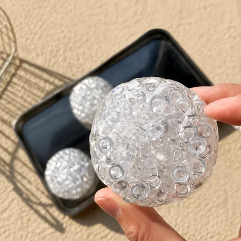 Maanlicht Lawaaierige Bal Knijpspeelgoed Stressverlichting Sensorisch Fidget Speelgoed Met Gekleurde Kralen Voor Kinderen Volwassenen Kantoor Cadeau