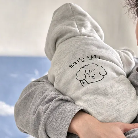 Casual Pet Hoodie Cartoon Printed Dog Clothing Soft Polyester Puppy Cat Sweatshirt Autumn Winter Warm Pet Apparel