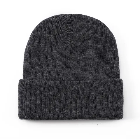 Klassische Einfarbige Strickmütze Für Herren Damen Herbst Winter Warm Weich Acryl Rippenstrick Skull Cap Tägliche Outdoor Kopfbedeckung