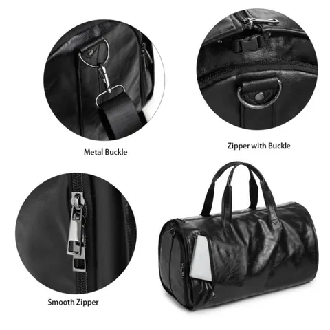 Grote Capaciteit Convertible Reistas Waterdicht PU Leer Oxford Kledingtas Voor Kostuum Business Overnachting Gym Weekender Reistas Voor Mannen Vrouwen