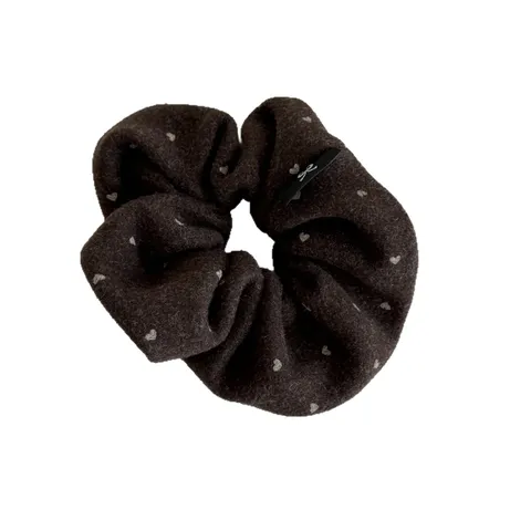 Elastici per Capelli in Velluto con Stampa a Cuore Stile Coreano Autunno Inverno Fasce per Capelli Larghe Strette per Donna Ragazze Accessori per Capelli Quotidiani