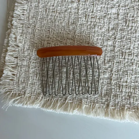 Handmade Acetate Hair Comb Elegant Minimalist Side Hair Clip French Style Marble Texture Hair Insert For Women Daily Jewelry