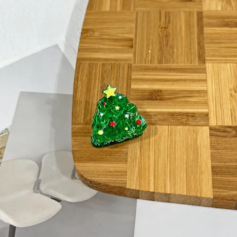 Weihnachten Mini Haarklammern Für Damen Mädchen Glitzer Cartoon Muster Weihnachtsbaum Weihnachtsmütze Lebkuchenmann Acryl Kleine Haarnadeln Festliches Party Zubehör