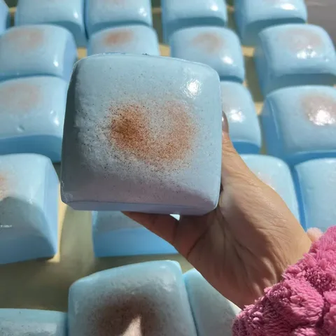 Soft Mochi Cake Squishy Toy Slow Rebound PU Foam Decompression Toy Realistic Food Stress Relief Toy For Kids Adults
