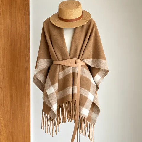 Vintage Jacquard Schultertuch Schal Für Damen Winter Warm Quaste Schal Mit Ethnischem Geometrischem Muster Eleganter Doppelseitiger Wickel Für Reise Alltag