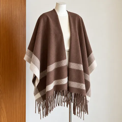 Vintage Jacquard Schultertuch Schal Für Damen Winter Warm Quaste Schal Mit Ethnischem Geometrischem Muster Eleganter Doppelseitiger Wickel Für Reise Alltag