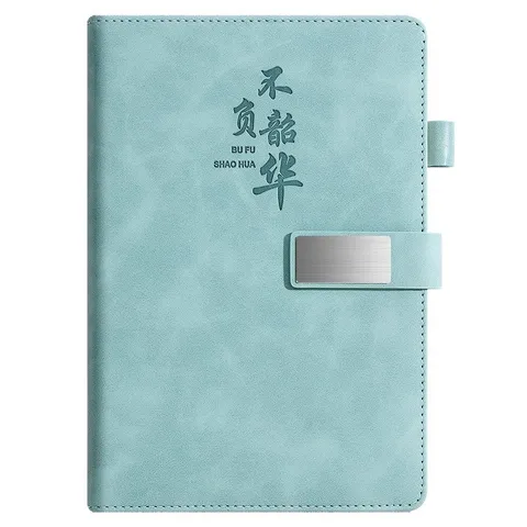 Taccuino Business A5 B5 in Pelle PU Con Fibbia Magnetica Soft Touch Carta Dowling Ispessita Diario Cancelleria per Ufficio