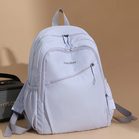 Μινιμαλιστικό Σακίδιο Πλάτης από Ύφασμα Oxford Unisex Υπαίθριο Casual Ταξίδι Ελαφρύ Μεγάλη Χωρητικότητα Σχολική Τσάντα
