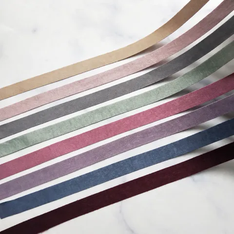 Korean Style Matte Patterned Ribbon High End Hair Accessory DIY Material Soft Textured Webbing For Bow Making Gift Wrapping Decoration