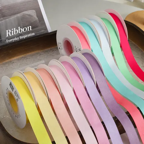 Matte Cotton Ribbon 2.0cm Woven Tape For Gift Wrapping Floral Decoration Bow Making DIY Craft Trim Ribbon For Wedding Party Everyday