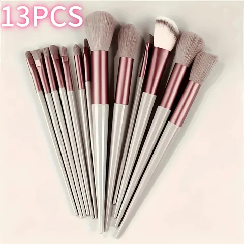 Professional Makeup Brushes Synthetic Fiber Soft Bristles Powder Eyeshadow Blending Brush With Velvet Storage Bag For Women