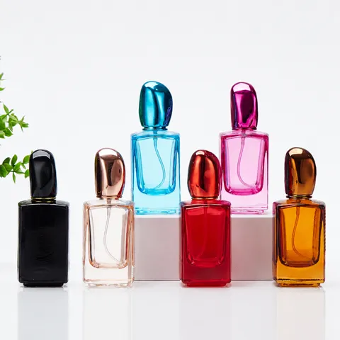 Elegante Flacone di Profumo in Vetro Atomizzatore Spray Ricaricabile Portatile per Fragranze Oli Essenziali Bellezza Contenitori Vuoti da Viaggio