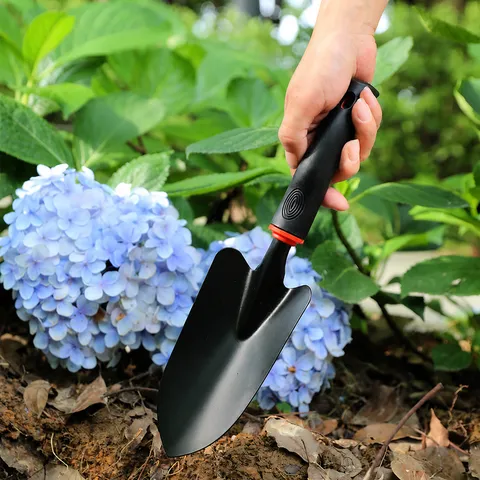 Kohlenstoffstahl Gartenhandwerkzeug-Set Rutschfeste Schaufel Rechen Hacke Für Heim Outdoor Garten Bepflanzung Professionelle Rostbeständige Werkzeuge