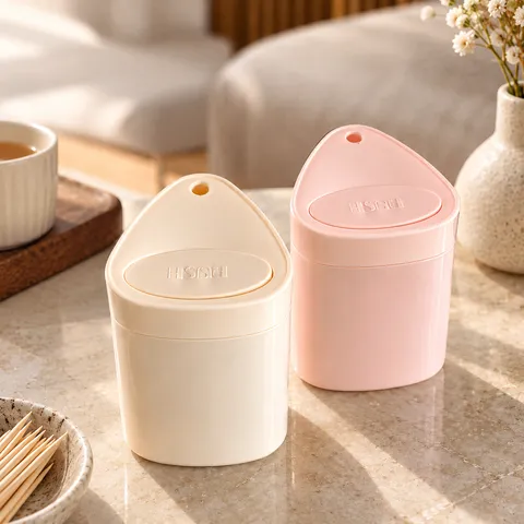 Automatic Pop Up Toothpick Box Press Type Luxury Plastic Toothpick Holder Case With Visible Window For Home Hotel Restaurant Kitchen Table Decor
