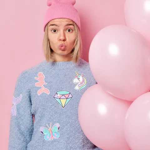 Écussons Brodés de Rêve Sirène Licorne Arc-en-Ciel Étoile Cœur Papillon Applique à Repasser pour Vêtements Enfants Décoration Couture DIY