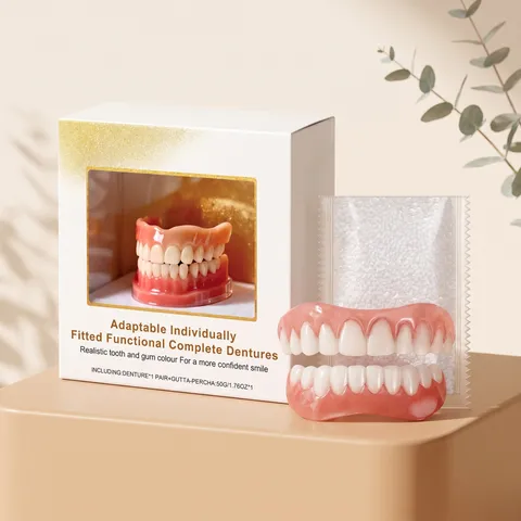 Resin Denture Repair Accessory Simulation Teeth And Fitting Beads For Natural Smile Correction Oral Care Tool For Adults
