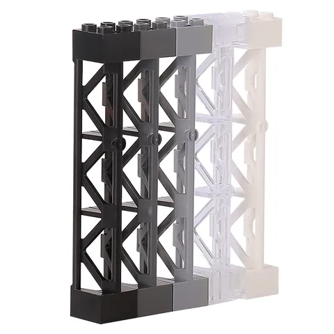 DIY Building Block Accessories Small Particle Truss Pillar Pillar Support Parts ABS Plastic Construction Toy Components For Creative Assembly