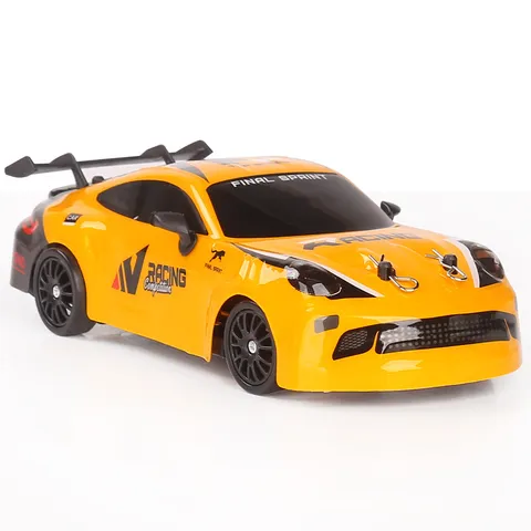 1/24 Scale RC Drift Car 2.4GHz 4WD High Speed Remote Control Racing Car With LED Lights Simulation Sports Car Toy For Boys