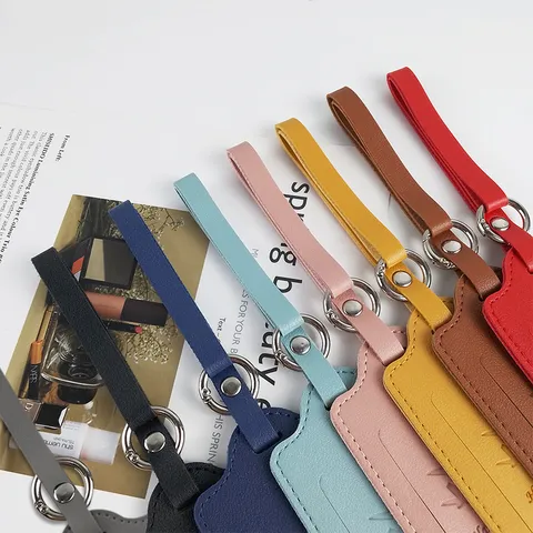 PU Leather Luggage Tag Travel Suitcase ID Label With Metal Ring Extended Strap Airplane Pattern Business Bag Tag For Travel Bags