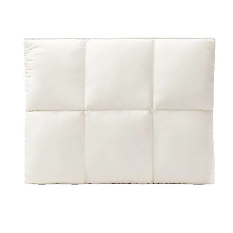 Puffy Magnetische Laptop Hülle Nylon Gesteppt Stoßfest Wasserdicht Schutz Notebook Tragetasche Für MacBook Air Pro Mode Einfarbig Computer Tasche