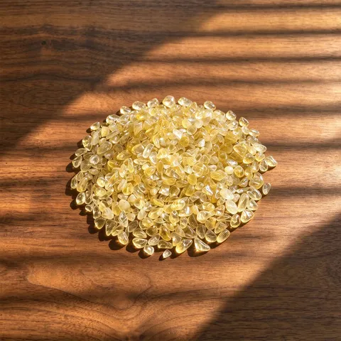 Éclats de Cristal de Citrine Naturelle Quartz Jaune Pierres Polies Irrégulières Pour Décoration d'Aquarium Plantes Maison