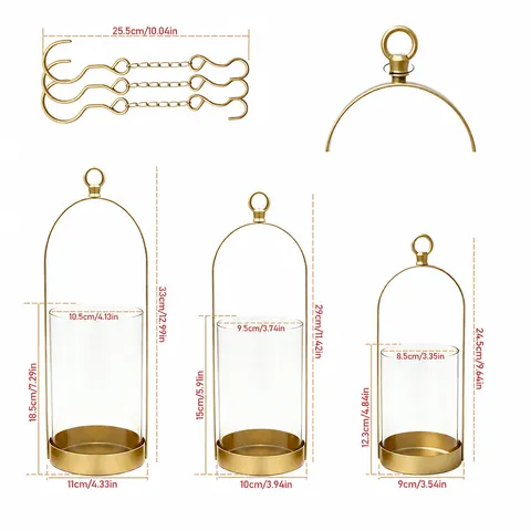 Moderner Nordischer Eisen Glas Kerzenhalter Set Kupfer Gold Deko Laterne Für Hochzeit Party Geburtstag Abendessen Tischdekoration Haus Deko